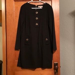 Michael Kors black shift dress